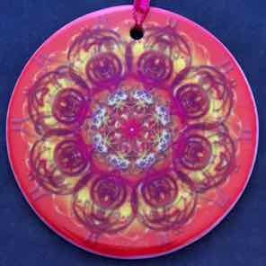 ROUND CERAMIC
ORNAMENT
ORANGE 1